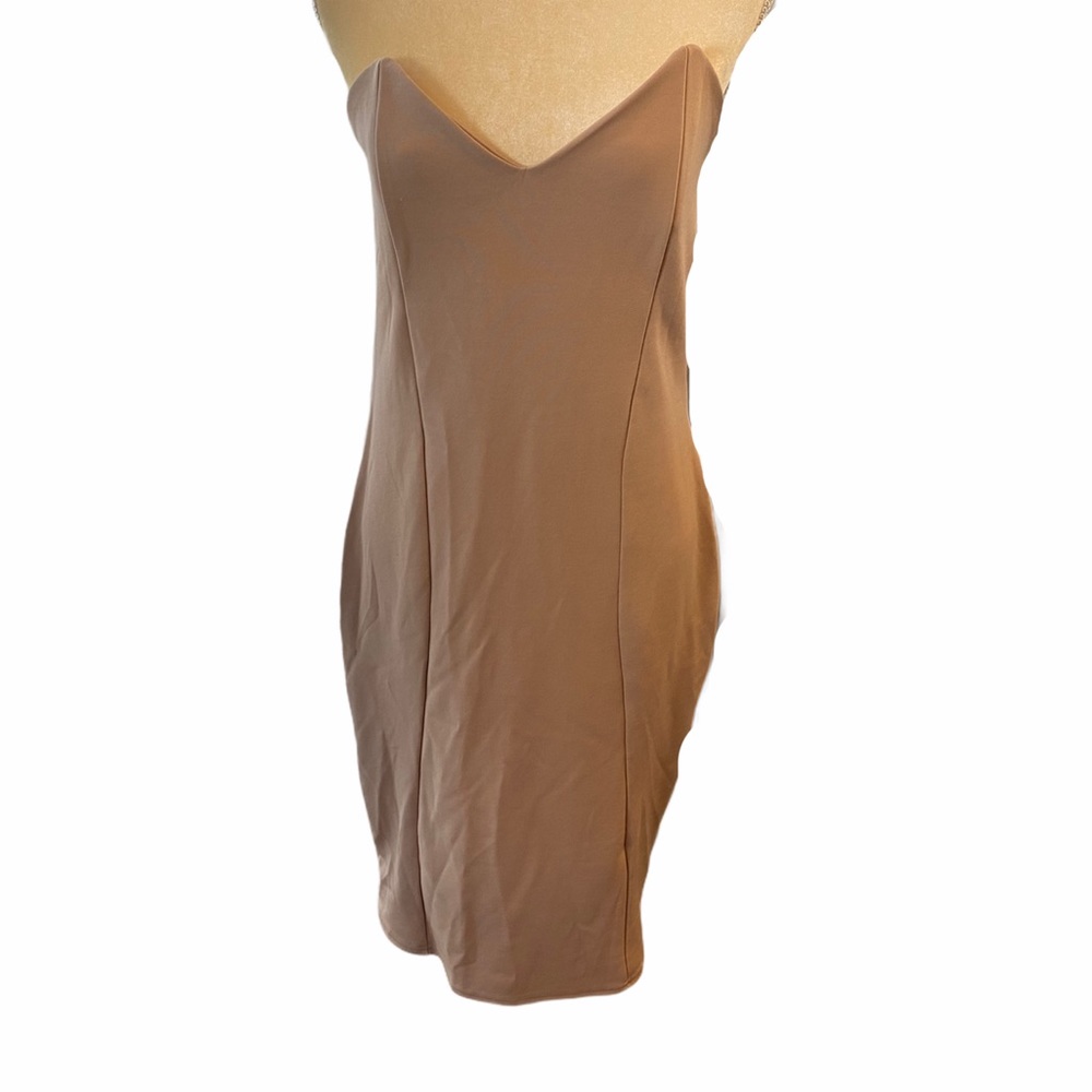 Nwt Missguided Strapless Dress